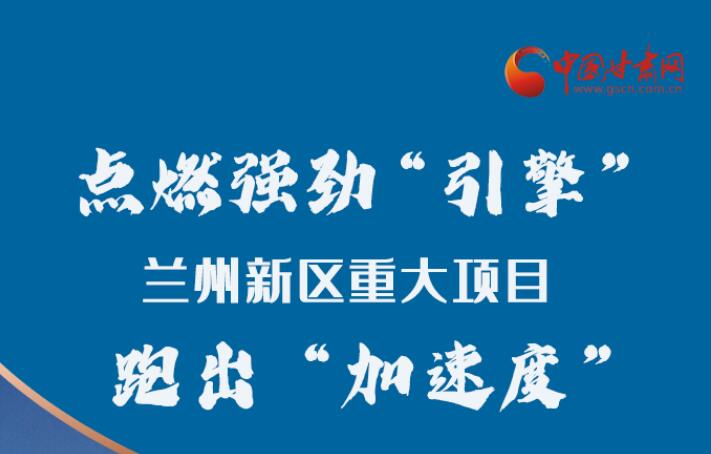 長圖|點燃強勁“引擎”蘭州新區(qū)重大項目跑出“加速度”