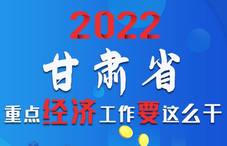 【甘快看·圖解】速覽！2022甘肅省重點經(jīng)濟(jì)工作要這么干！