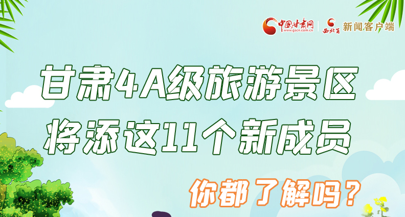 圖解|甘肅4A級旅游景區(qū)將添這11個新成員 你都了解嗎？