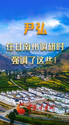 圖解|尹弘書記在甘南州調(diào)研時(shí)強(qiáng)調(diào)了這些！