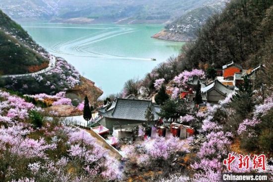甘肅平?jīng)鍪惺侵袊?guó)優(yōu)秀旅游城市。圖為平?jīng)鲠轻忌较率锾一ㄊ㈤_(kāi)。(資料圖) 平?jīng)鍪形麄鞑抗﹫D