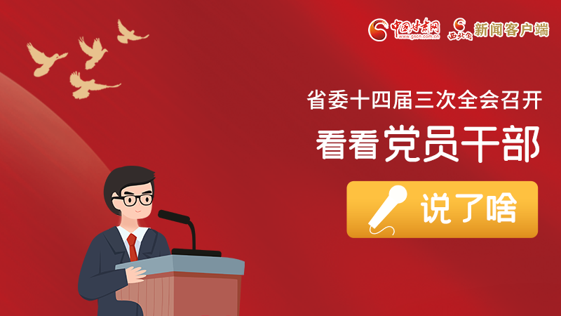圖解|事關(guān)甘肅省委十四屆三次全會，黨員干部這么說！
