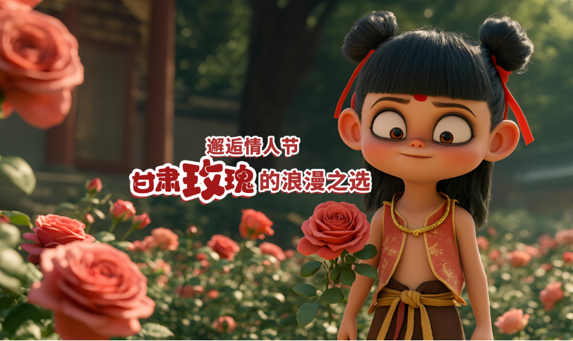 AI視頻 | 邂逅情人節(jié)，甘肅玫瑰的浪漫之選