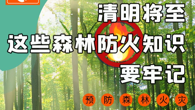 【甘快看】圖解|緊繃“安全弦”！清明，這些森林防火知識(shí)要牢記